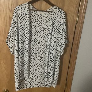 Boutique Dalmatian Print Kimono - NWOT